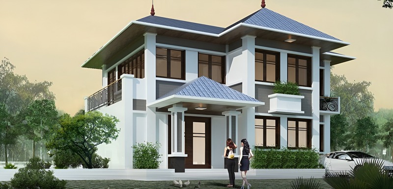 Nha mai Thai 2 tang Quang Nam 8